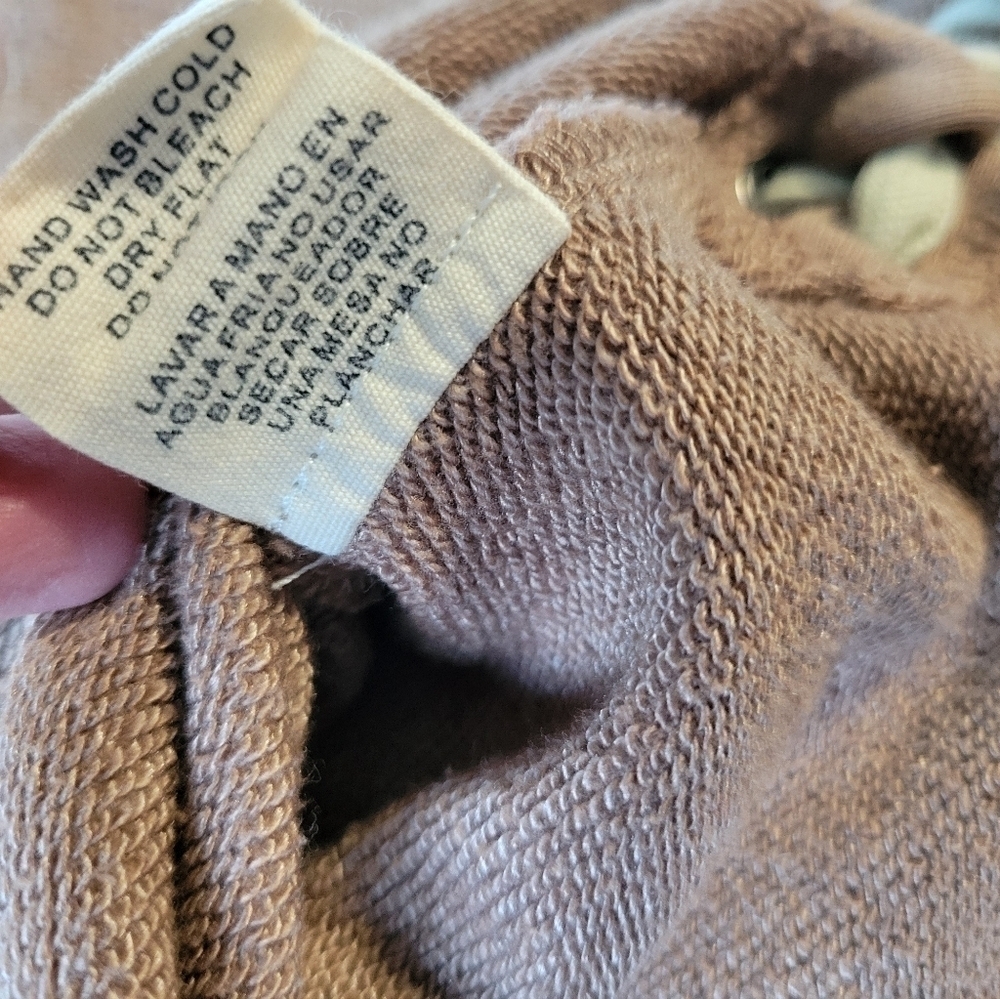 Sydney  V-neck Sweatshirt Pullover Brown Size Small - Picture 10 of 10